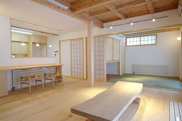 みたけの家のリビング写真